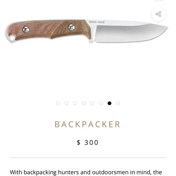 Chris Reeve Backpacker fixed blade - Picture 9 of 9